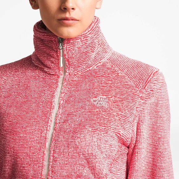 The North Face Osito Striped Fleece Fuzzy Zip Up Jacket Size XL - Picture 2 of 13